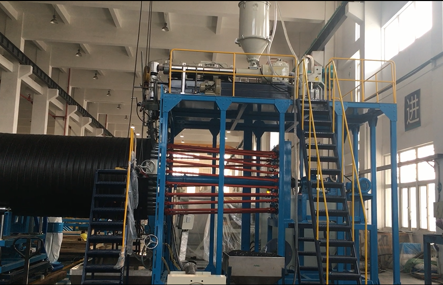 Táirgeadh Píopa Foirceannadh HDPE Trastomhas Mór